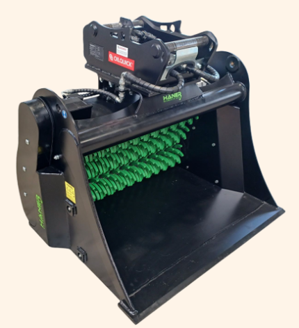 HÄNER HSS 1000-3 – Schaufel-Separator für Minibagger 4,0 – 7,0 to.